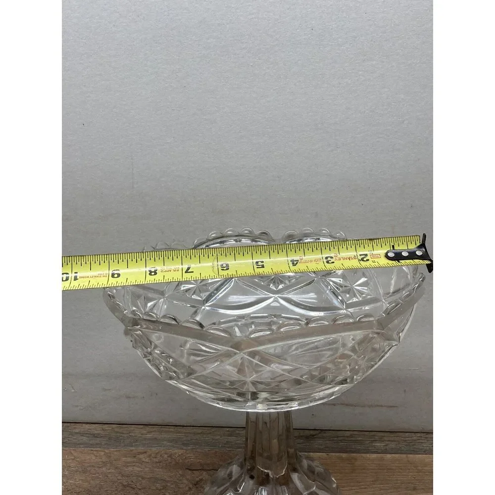Early 20th Century Pedistal Bowl‎ Cut Glass